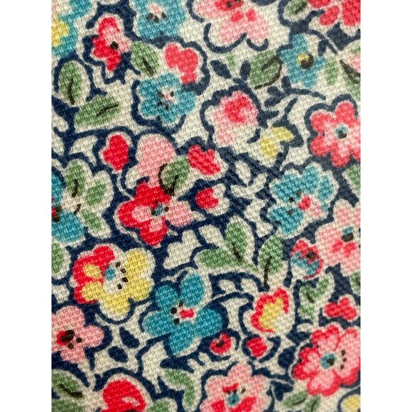 ~ Cath Kids Mini Tote Coated Canvas Bag London Cath Kidston Rare HTF Floral - Picture 2 of 10